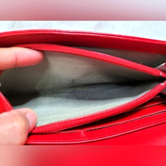 𝅺CHANEL Long Wallet Red Caviar Leather - Picture 14 of 16